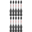 Bosch ITPH22B 10-Pc Impact Tough 2" Phillips #2 Power Bits