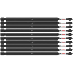 Bosch ITPH26B Impact Tough 6" Phillips #2 Power Bits (10 Pack)