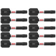 Bosch ITSQ11B 10 pc. Impact Tough 1 In. Square #1 Insert Bits (Bulk Pack)