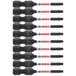 Bosch ITSQ12B 10 pc. Impact Tough 2 In. Square #1 Power Bits (Bulk Pack)