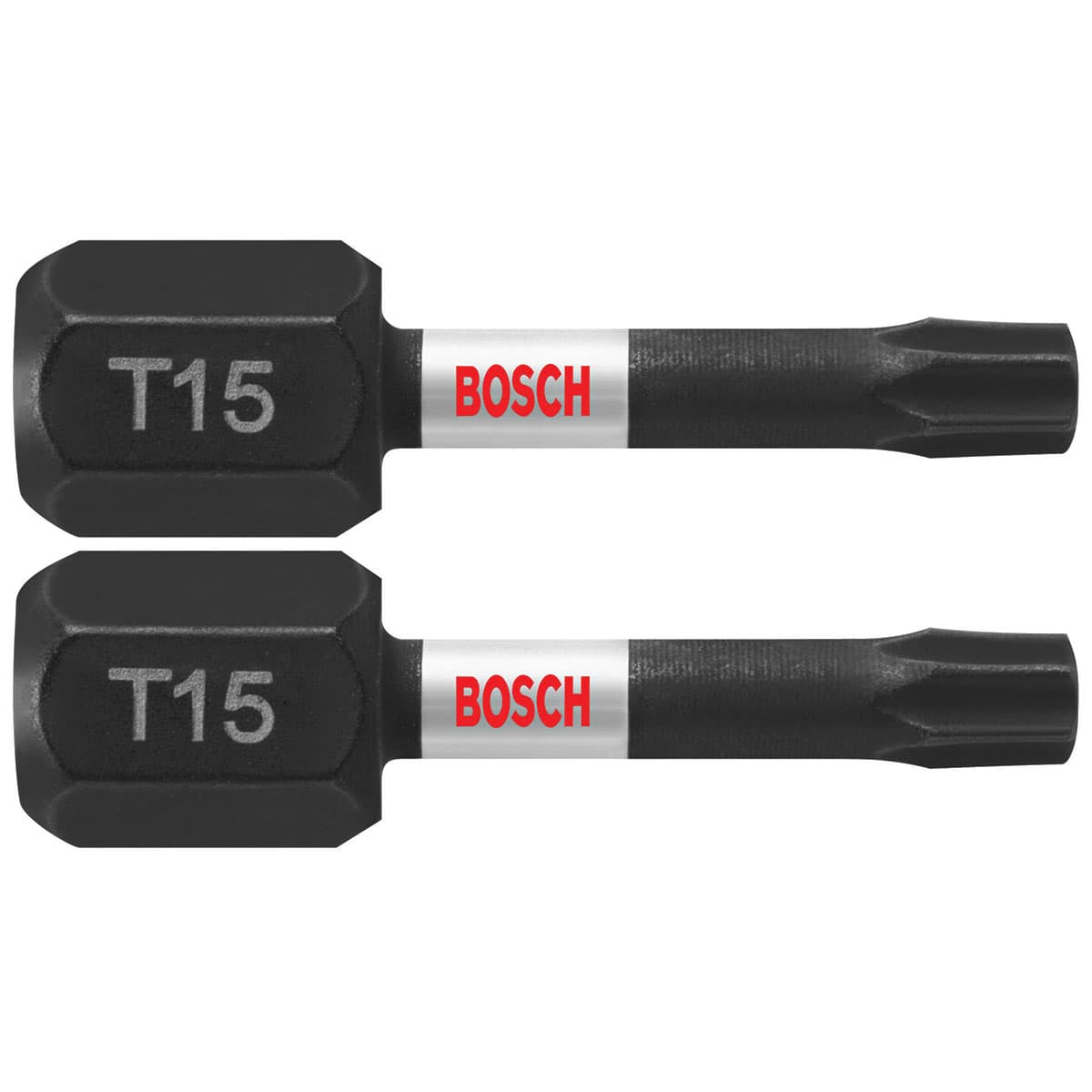 Bosch ITT15102 2 pc. Impact Tough 1 In. Torx #15 Insert Bits