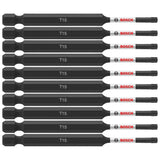 Bosch ITT1535B 10-Pc Impact Tough 3.5" Torx #15 Power Bits (Bulk Pack)