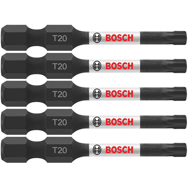 Bosch ITT20205 5 pc. Impact Tough 2 In. Torx #20 Power Bits