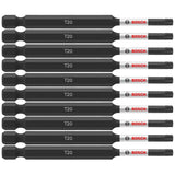 Bosch ITT2035B 10-Pc Impact Tough 3.5" Torx #20 Power Bits (Bulk Pack)