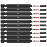 Bosch ITT2035B 10-Pc Impact Tough 3.5" Torx #20 Power Bits (Bulk Pack)