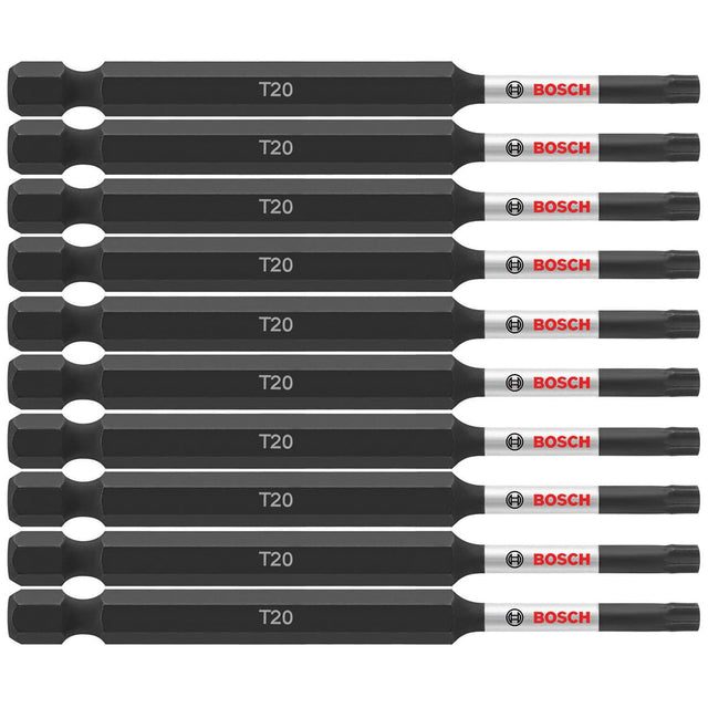 Bosch ITT2035B 10-Pc Impact Tough 3.5" Torx #20 Power Bits (Bulk Pack)