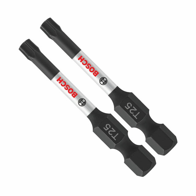 Bosch ITT25202 2" T25 Torx Impact Tough Power Bits (2 Pack)
