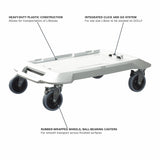 Bosch L-DOLLY 26" x 19.75" Heavy Duty ABS Transport Dolly 225 lb Capacity - 2