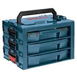 Bosch L-RACK Organizational Shelf Storage System with Drawers and Carry Handle 17.75 x 13.75 x 12.5"