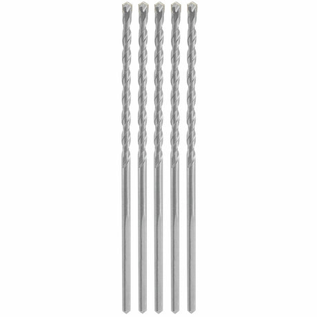 Bosch LBH0035 3/16" Carbide Tipped Round Hammer Drill Bits for Masonry and Concrete (5 Pack)
