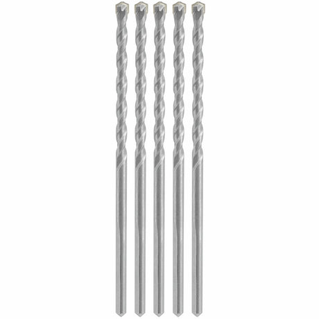 Bosch LBH0045 1/4" Round Hammer Drill Bits for Masonry and Concrete (5 Pack)