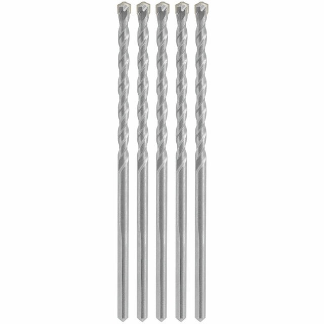Bosch LBH0045 1/4" Round Hammer Drill Bits for Masonry and Concrete (5 Pack)