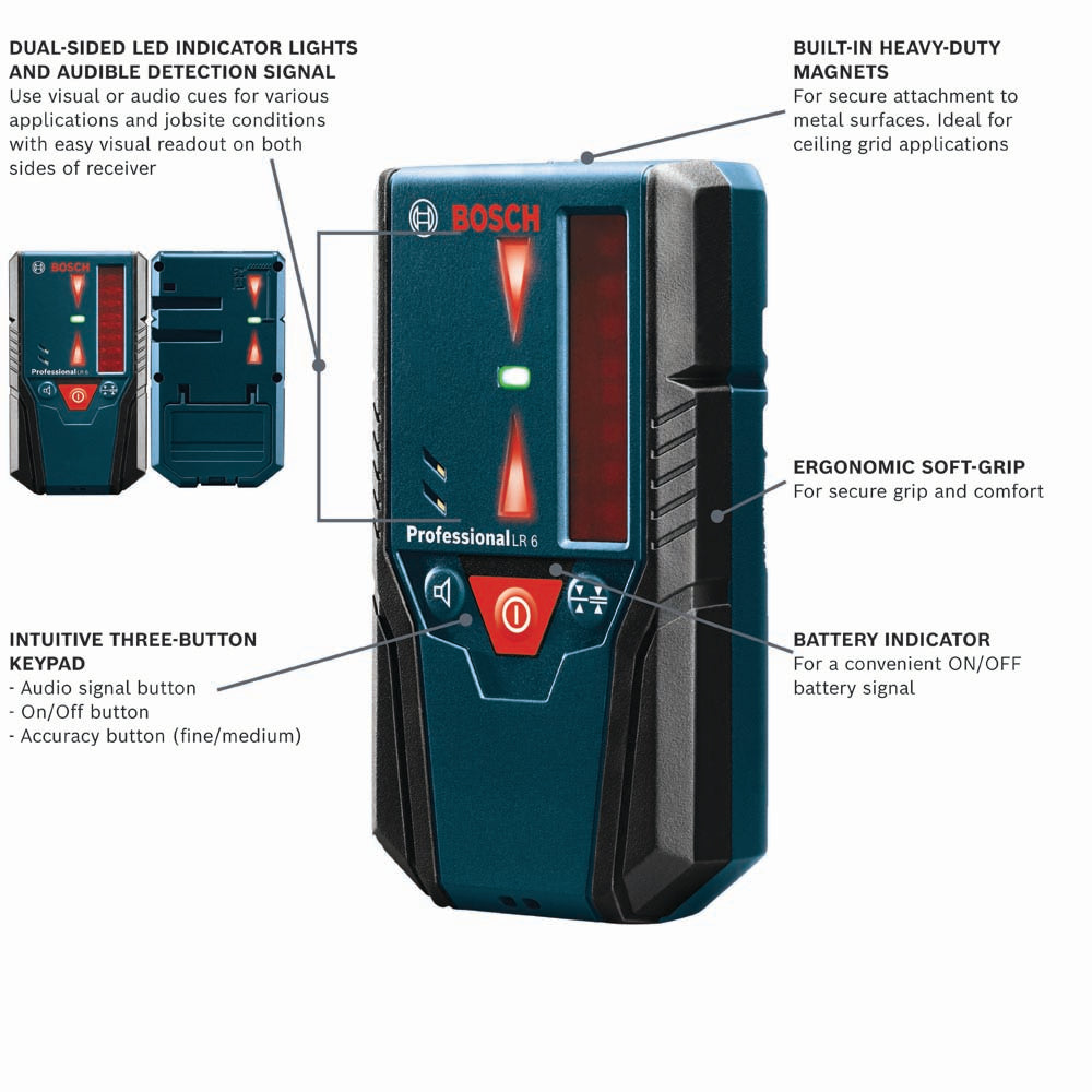 Bosch LR 6 Line Laser Receiver - 2