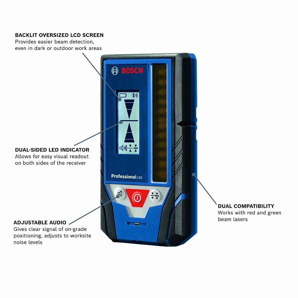 Bosch LR8 Line Laser Receiver - 2