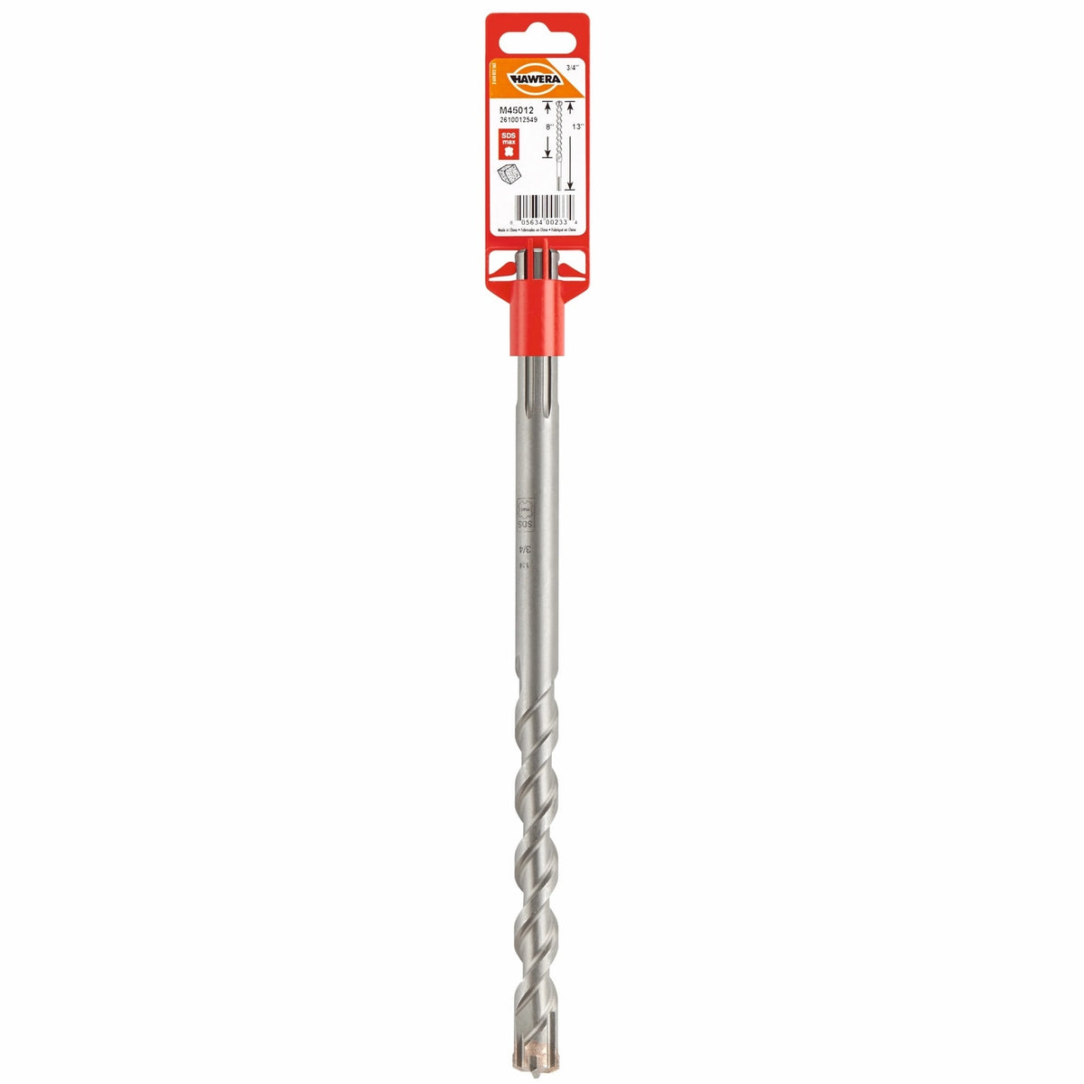 Bosch M45012 3/4" x 13" SDS-max Carbide Rotary Hammer Bit for Concrete and Masonry - 2