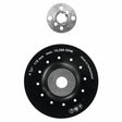 Bosch MGS0450 4-1/2" Angle Grinder Backing Pad with Lock Nut for Fiber Discs