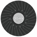 Bosch MGX0600 6" X-LOCK Backing Pad with X-LOCK Clip Medium Hardness for Metal Finishing