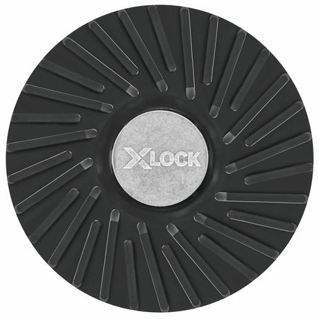 Bosch MGX0600 6" X-LOCK Backing Pad with X-LOCK Clip Medium Hardness for Metal Finishing