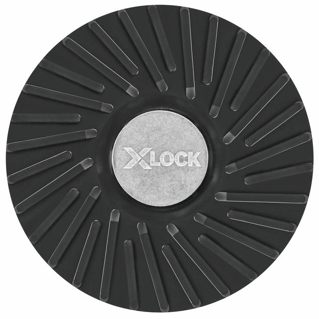 Bosch MGX0600 6" X-LOCK Backing Pad with X-LOCK Clip Medium Hardness for Metal Finishing