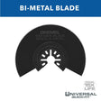 Bosch MM452 3.5" Bi-Metal Half-Moon Oscillating Blade for Wood and Metal