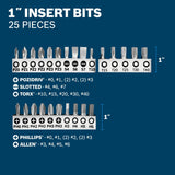 Bosch MS4065 Drilling and Driving Mixed Bit Set with Hard Case and Measuring Tape (65 Pack) - 2