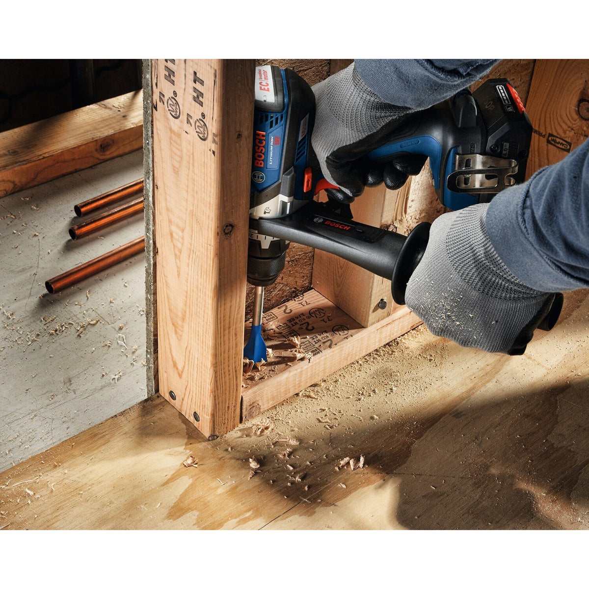 Bosch NS1011 7/8" x 6" Nail Strike Spade Bit for Nail Embedded Wood - 4