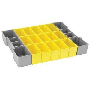 Bosch ORG1A-YELLOW 16.5" x 12.5" Organizer Insert Set for L-Boxx System (17 Pack)
