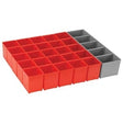 Bosch ORG72-RED 72 mm Deep Organizer Insert Set for L-Boxx System (26 Piece)