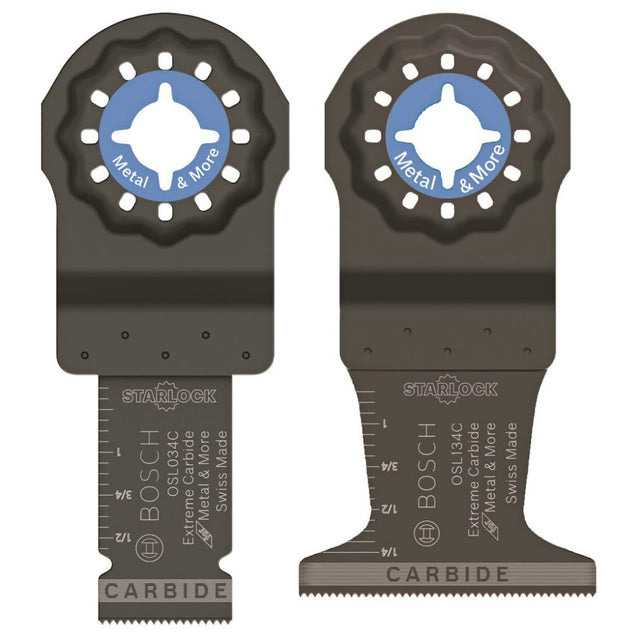 Bosch OSL002CH Starlock Oscillating Multi-Tool Accessory Blade Set 2 Pack