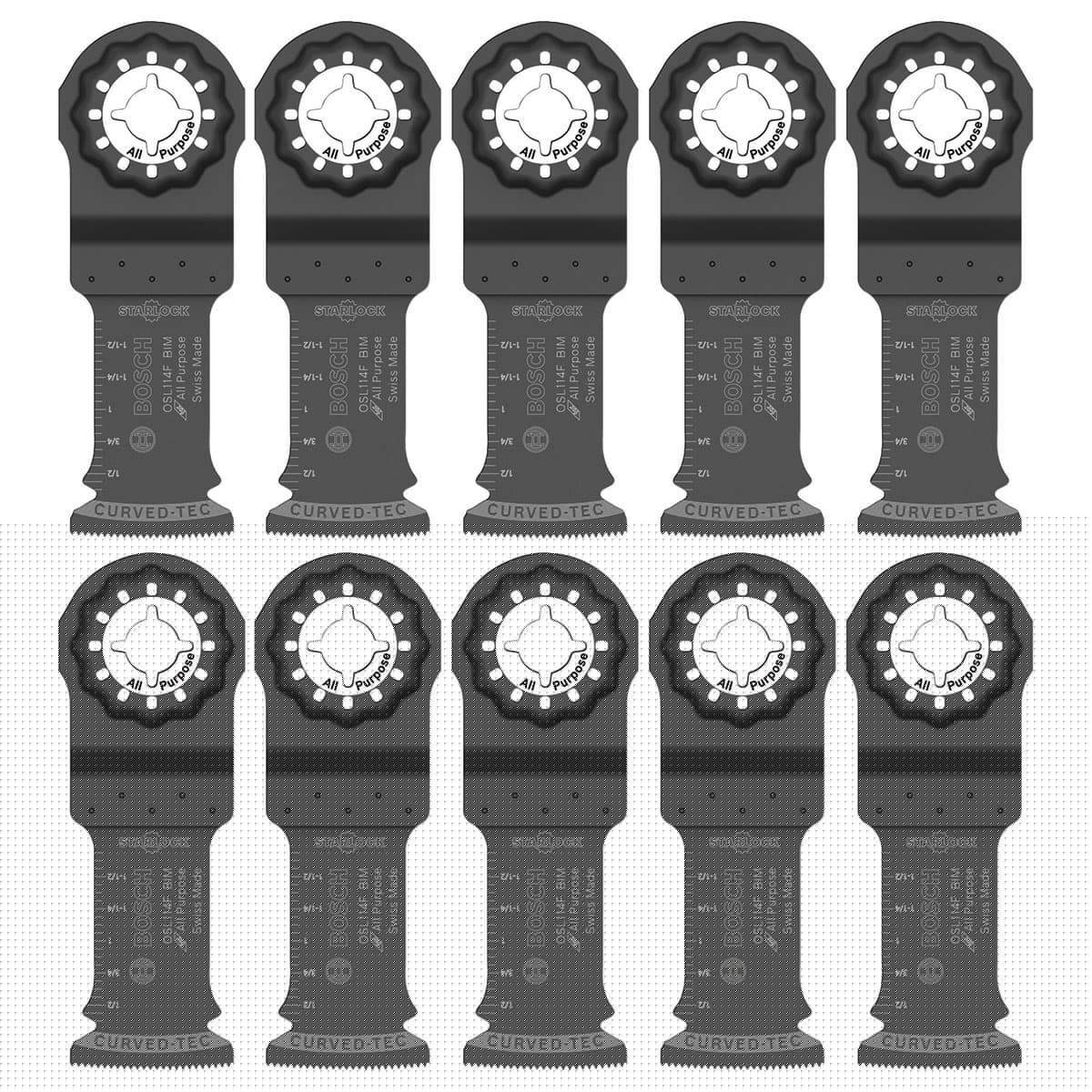 Bosch OSL114F-10 1-1/4 In. Starlock Bi-Metal Plunge Cut Blade 10 pk.