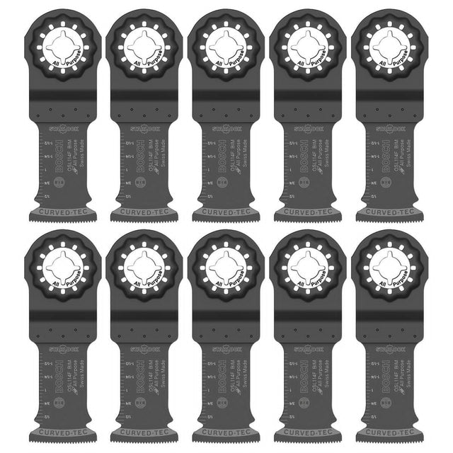Bosch OSL114F-10 1-1/4 In. Starlock Bi-Metal Plunge Cut Blade 10 pk.