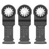 Bosch OSL114F-3 1-1/4" Starlock Oscillating Multi Tool Bi-Metal Xtra-Clean Plunge Cut Blade (3 Pack)