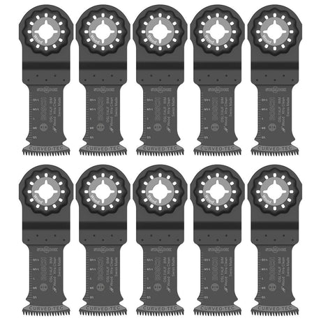 Bosch OSL114JF-10 1-1/4" Starlock Bi-Metal Extra-Clean Plunge Cut Blade, 10-Pk