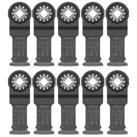 Bosch OSL114JF-10 1-1/4" Starlock Bi-Metal Extra-Clean Plunge Cut Blade, 10-Pk