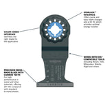 Bosch OSL134C 1.75" Starlock Carbide Plunge Cut Blade for Oscillating Multi Tools - 2
