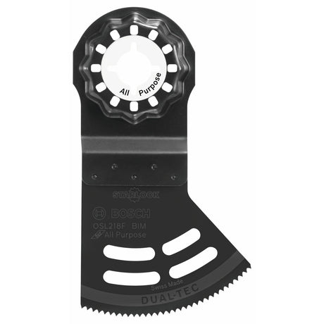 Bosch OSL218F 2-1/8" Starlock 2-in-1 Dual-Tec Bi-Metal Plunge Blade for Oscillating Multi-Tools