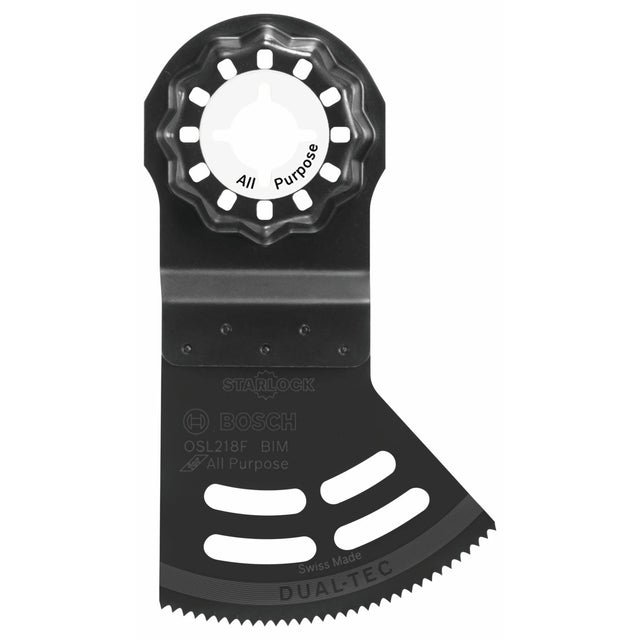 Bosch OSL218F 2-1/8" Starlock 2-in-1 Dual-Tec Bi-Metal Plunge Blade for Oscillating Multi-Tools