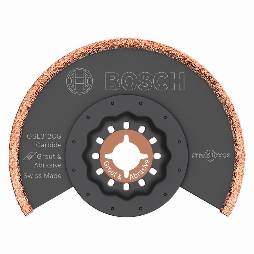 Bosch OSL312CG 3-1/2 x 1/8" Starlock kerf Carbide Grit Grout Grinding Blade