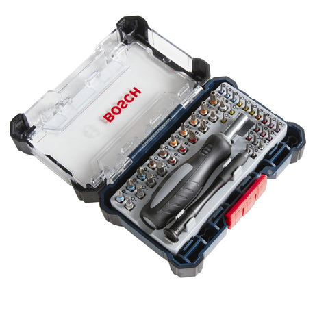 Bosch PB4042 Extra Hard Precision Bit Set with Magnetic Handles and Case (42 Pack)