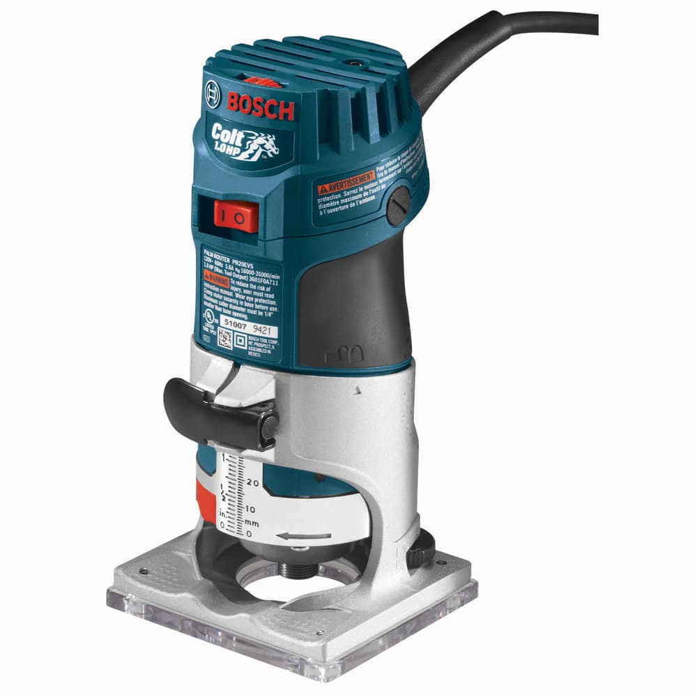 Bosch PR20EVS 1 HP Colt Variable-Speed Electronic Palm Router – Toolup