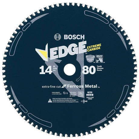 Bosch PRO1480ST 14" 80 Tooth Edge Circular Saw Blade for Ferrous Metal Cutting