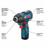 Bosch PS42N 12V Max Brushless Impact Driver (Bare Tool) - 2