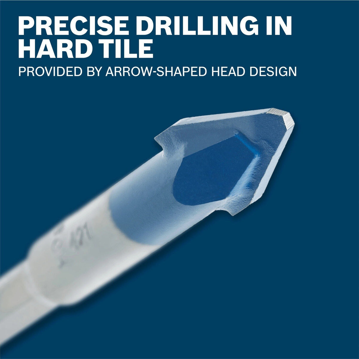 Bosch PTBX18 1/8" x 5" Porcelain Tile Drill Bit with Carbide Tip - 3