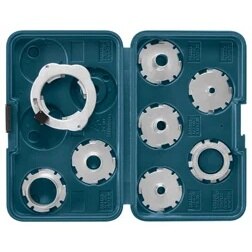 Bosch RA1128 Router Template Guide Set with Quick Change Adapter and Case (8 Pack)