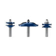 Bosch RBS003 Ogee Door and Cabinetry Router Bit Set Half Inch Shank (3 Pack)