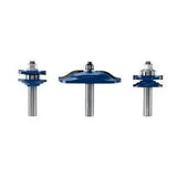Bosch RBS003 Ogee Door and Cabinetry Router Bit Set Half Inch Shank (3 Pack)