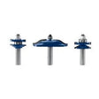 Bosch RBS003 Ogee Door and Cabinetry Router Bit Set Half Inch Shank (3 Pack)