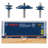 Bosch RBS003 Ogee Door and Cabinetry Router Bit Set Half Inch Shank (3 Pack) - 2