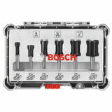 Bosch RBS006SBS Carbide-Tipped Groove Cutter Router Bit Set with 1/4" Shank (6 Pack) - 2