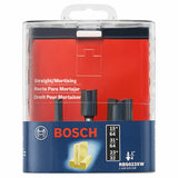 Bosch RBS023XW Carbide-Tipped Plywood Mortis"g Router Bit Set with 1/4" Shank (3 Pack) - 2
